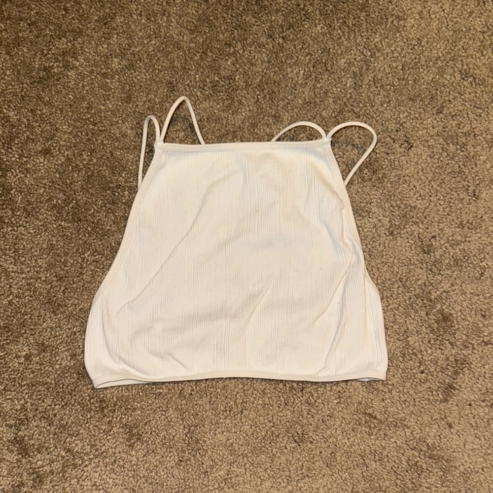 White Spaghetti Strap Top
